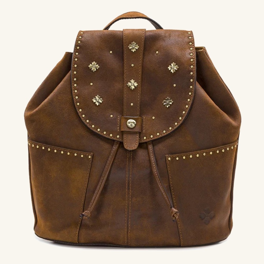 PATRICIA NASH Burnished Suede Leather Vasto Backpack